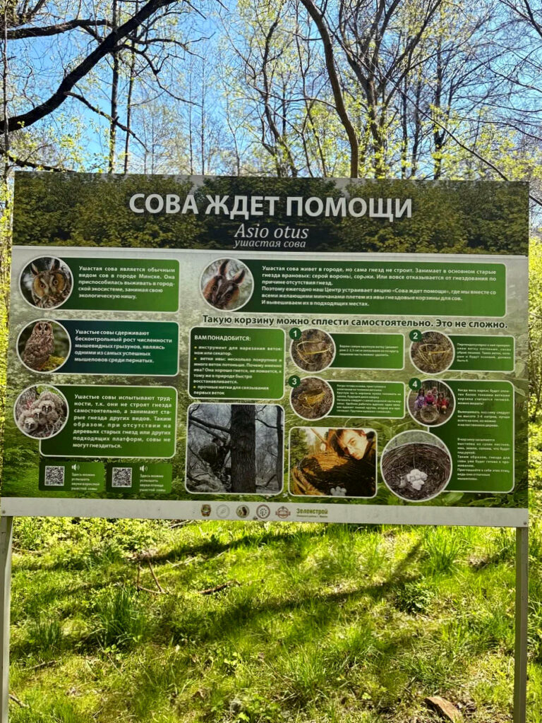 Город птиц в Минске Серебрянка
